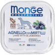 Monge monoprotein agnello mirtilli cani adulti 6x150 g