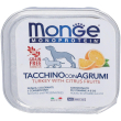 Monge monoprotein tacchino con agrumi cani adulti 4x150 g