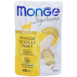 Monge supreme adult tonno con spigola e patate gatti 4x80 g mangime