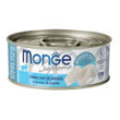 Monge supreme cibo umido tonno con calamari per gatti sterilizzati scatoletta 80g monge