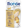 Monge supreme pezzetti di tonno con spigola e patate per gatti adulti busta 80g 4684