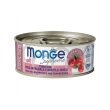 Monge supreme tonno riso integrale e mirtilli rossi cibo umido gatti adulti sterilizzati 80g 4684
