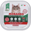 Morando pate con manzo e fegato per gatti adulti 100 g mangime