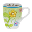 Mug fiori verde