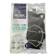 Musk mascherina ffp2 black10 pezzi