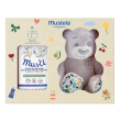 Mustela cofanetto musti limited edition 1 acqua profumata 50 ml + 1 orso peluche