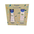 Mustela cofanetto panier 1 detergente delicato 200 ml + 1 hydra bebe crema viso 40 ml + 1 cestino porta oggetti 100% cotone