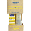 Mustela set acqua rinfrescante 200 ml e latte solare spf 50+ 40 ml in regalo