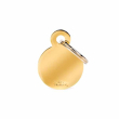 My family medaglietta cerchio (s) ottone oro (ref. mfb12)