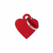 My family medaglietta cuore (s) alluminio rosso (ref. mfb25)
