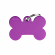 My family medaglietta osso (l) alluminio viola (ref. mfb46)
