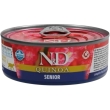 N&d quinoa senior agnello - alimento umido per gatti anziani 80 gr