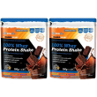Namedsport® 100% whey protein shake choco-brownie flavour set da 2 2x9