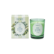 Nasoterapia lime e foglie di menta - energia candela profumata, 180g