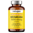 Natugea bromelina forte drenante 5000 gdu/g vegana detox anticellulite 120 compresse