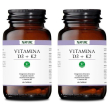 Natur vitamina d3 + k2 set da 2 2x60 pz capsule