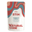 Natural code gatto busta (st04) adulto sterilizzato tonnetto & zucca 70 gr