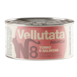 Natural code gatto vellutata n8 tonno e salmone 85gr (lattina)