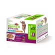 Natural trainer gatto multipack sterilised con tacchino e merluzzo bocconcini in salsa 12x85g trainer natural