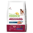Natural trainer sensitive no grain medium & maxi adult con trota per cani adulti 3kg 691c