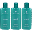 Nature's muschio d'acqua bagnodoccia setificante 3x200 ml schiuma