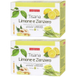 Naturplus tisana limone e zenzero 2x30 g polvere per soluzione orale