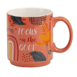 Neavita positivitea - tazza mug capacita 350ml arancione, 1 pezzo