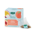 Neavita twice - peach passion infuso a freddo energizzante e tropicale con pesca e maracuja, 15 filtroscrigno