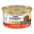 Nestle' purina gourmet gatto gold straccetti manzo 85gr (lattina)