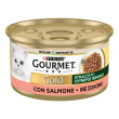 Nestle' purina gourmet gatto gold straccetti salmone 85gr (lattina)