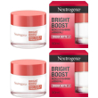 Neutrogena bright boost crema viso notte, neoglucosamina 50 ml 2x50
