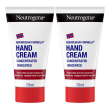 Neutrogena crema mani senza profumo, idratanzione intensa set da 2 2x7
