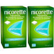 Nicorette 4 mg gomme da masticare medicate gusto menta forte set 2