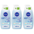 Nivea baby bagnetto delicato 450 ml, detergente neonato per una deters
