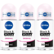 Nivea black & white invisible original roll-on 50 ml, deodorante roll