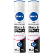 Nivea black & white invisible original spray 150 ml, deodorante spray