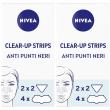 Nivea clear-up strips zona t 6 cerotti, cerotti punti neri anti-imperf