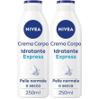 Nivea crema corpo idratante express 250 ml, corpo idratante 72 o