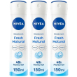 Nivea fresh natural deodorante spray 150 ml, antitraspirant
