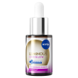 Nivea luminous630 skin glow siero viso luminosita immediata 15 ml siero antimacchia viso idratante