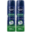 Nivea men fresh sensation deodorante spray 150 ml, uomo spr