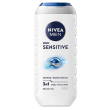 Nivea men sensitive 3 in 1 doccia shampoo delicato per pelle sensibile uomo 250 ml