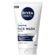 Nivea men sensitive gel detergente viso uomo xxl 150 ml con complesso vitaminpro idratante