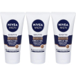 Nivea men sensitive viso e barba cream gel 50 ml, crema viso uomo per