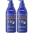 Nivea q10 crema corpo nutriente rassodante 400 ml, corpo rassoda
