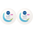 Nivea soft 300 ml, crema idratante corpo, viso mani multiuso con vitam