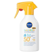 Nivea sun babies & kids sensitive protect 250 ml spf50+ latte solare per bambini per pelle sensibile alta protezione