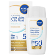 Nivea sun breath uv specific light spf50+ fluido viso leggero con protezione alta per pelle chiara soggetta a macchie