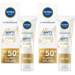Nivea sun crema viso solare anti-macchie luminous630 fp50+ 40 ml, crem