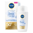 Nivea sun crema viso solare triple protection fp50+ fluido ultra leggero 40ml nivea